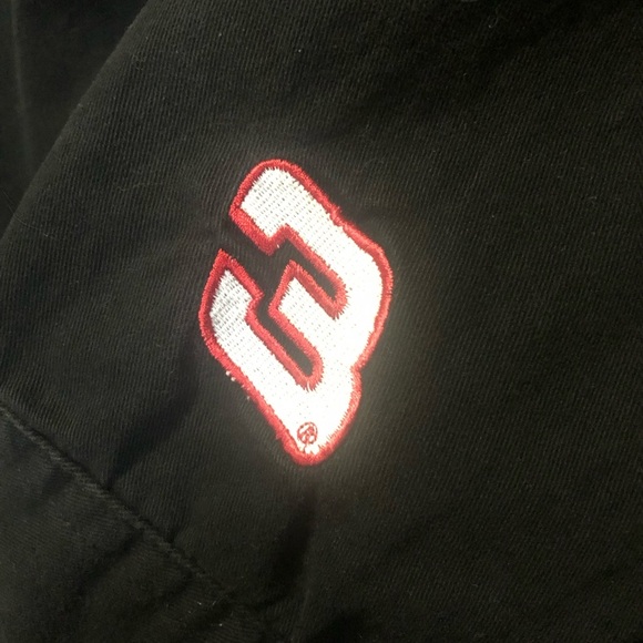 Winners circle dale Earnhardt 3 racing button down black shirt sz large - Picture 5 of 5